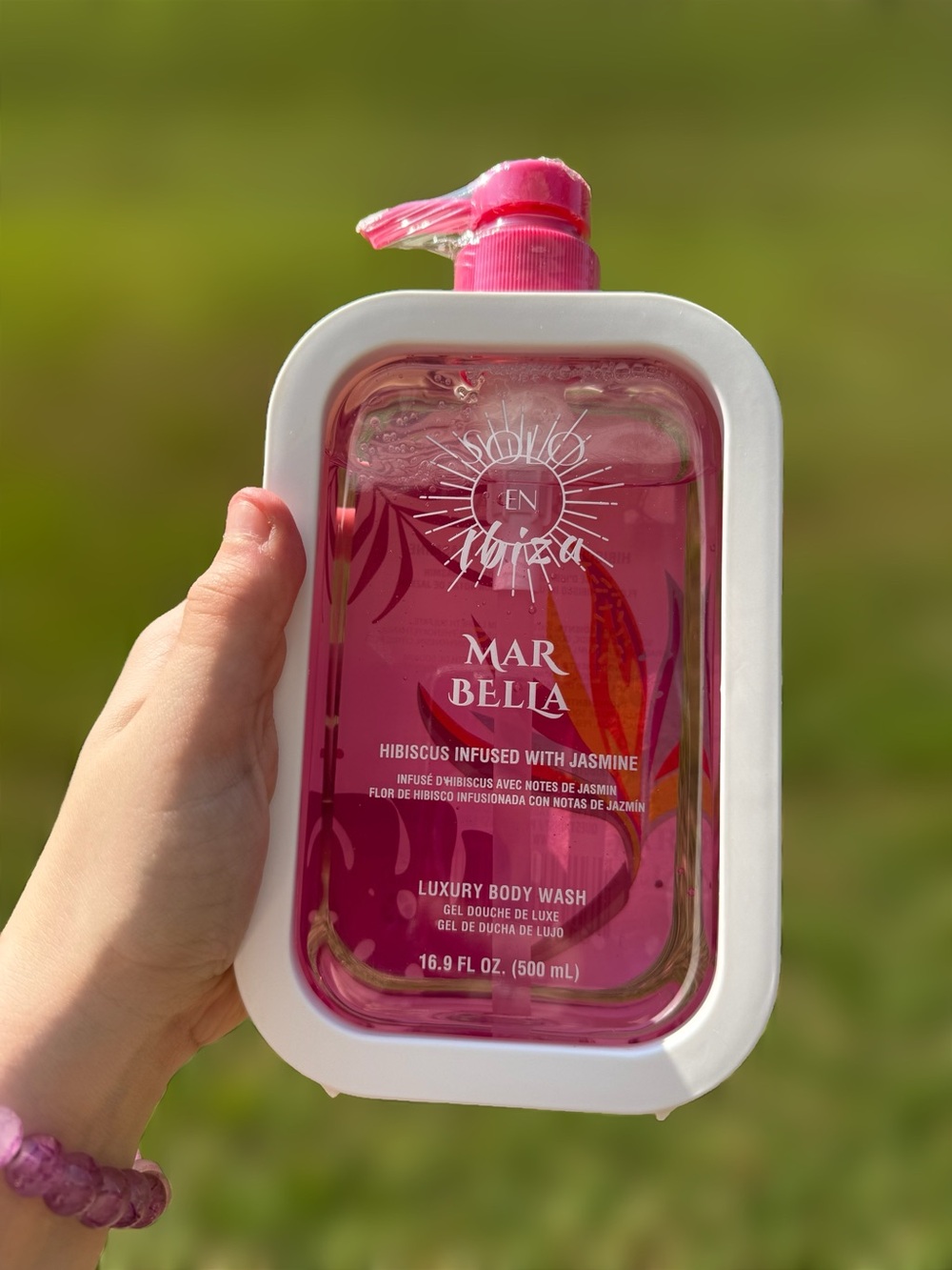 Soloenibiza Hibiscus & Jasmine Luxury Body Wash — Pink